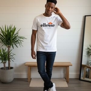 Ellesse Classic White Short Sleeve Tee